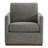Benten Upholstered Swivel Armchair-165201073