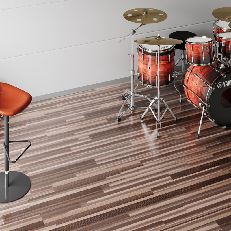 91.5cm W x 91.5cm L x 0.2cm Laminate Flooring