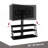 Multi-Function Angle & Height Adjustable Tempered Glass TV Stand