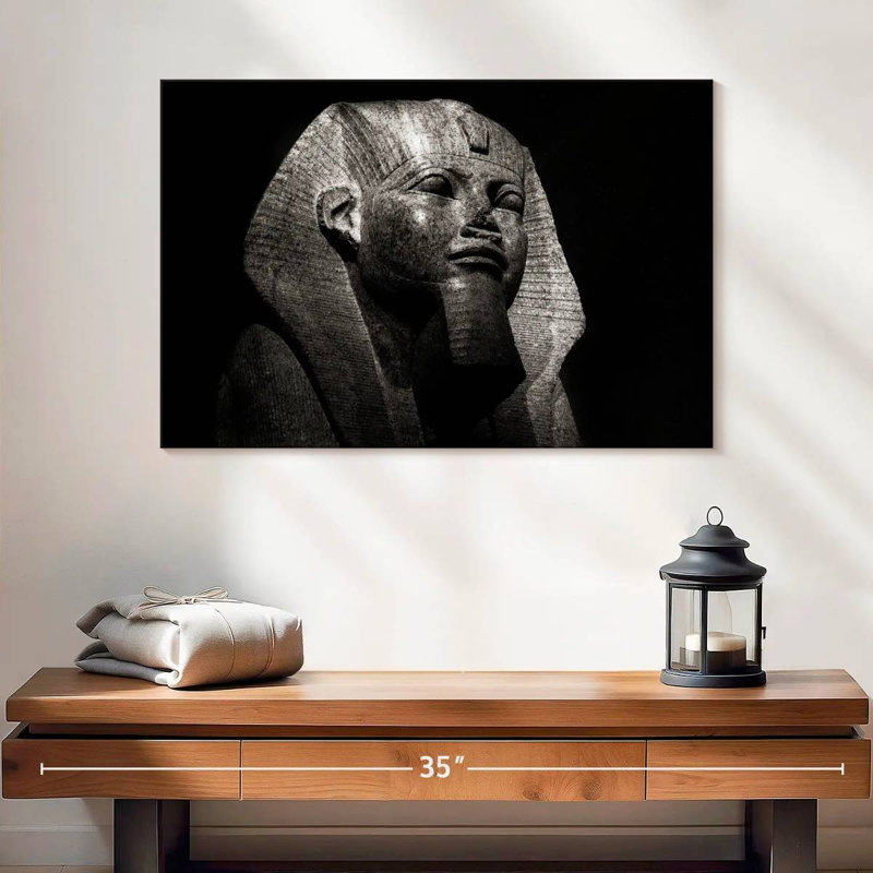 Brampt Closeup Black Sphinx, 24" H x 36" W