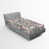 Rose doux, bleu, gris / abstrait est en rupture de stock