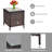 Ailith 3 Piece Rattan Seating Group with Cushions, Patio Conversation Set-167089044