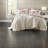 Cozy Reversible Floral Botanical Bedding Sets, Microfiber Seersucker, King Size