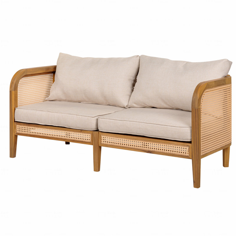 Outdoor Patio Cushioned Sofa