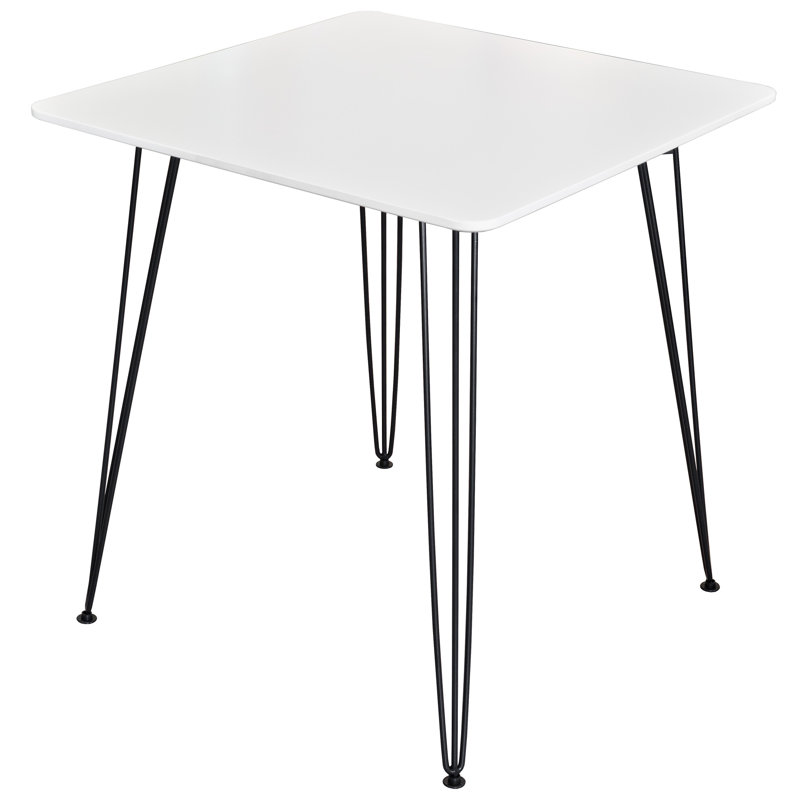 Maguire 2 - Person Dining Set, White, Sienna Yellow