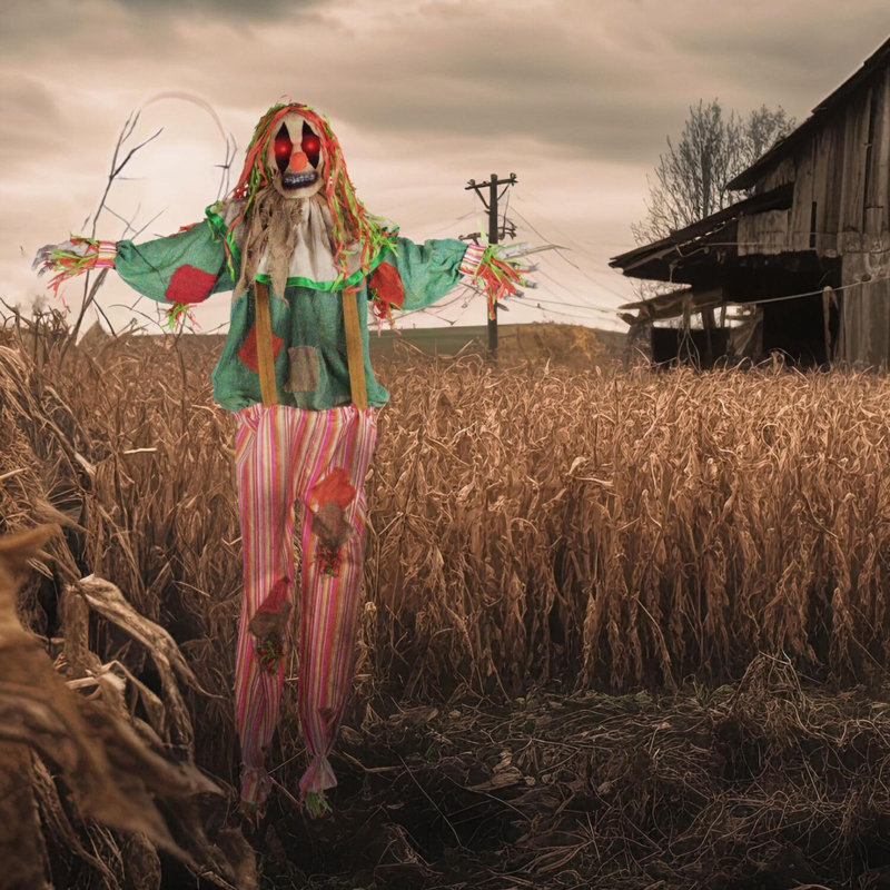 73 "Clown debout d'Halloween animatronique