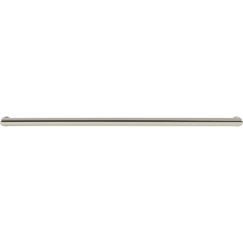 Florham Bar Pull, Polished Nickel, 12" Center to Center