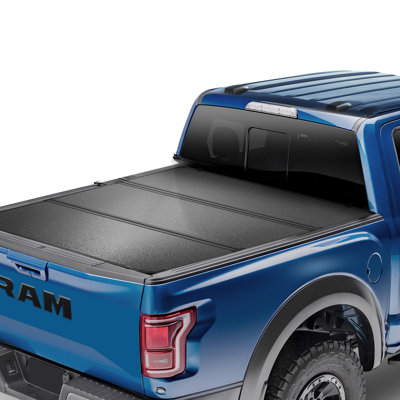 Tri-Fold Truck Bed Tonneau Cover, Compatible With 2015-2024 Ford F-150, 6.5' (79") Bed, Only Fit 6.5' X 5.4' (79" X 65.2") Inside Bed, 400 Lbs Load Capacity, LED Light, Quick Folding, Black
