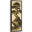 Ancien pin sur une falaise rocheuse - reproduction d'art sur toile encadrée-233181087-233181086