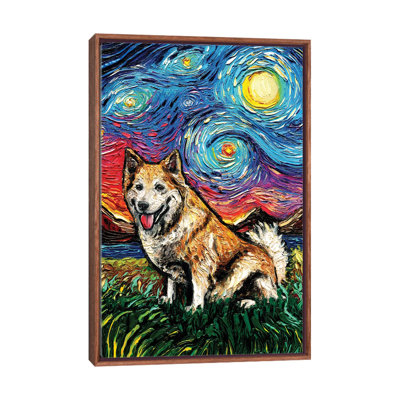 " Icelandic Sheepdog Night " by Aja Trier