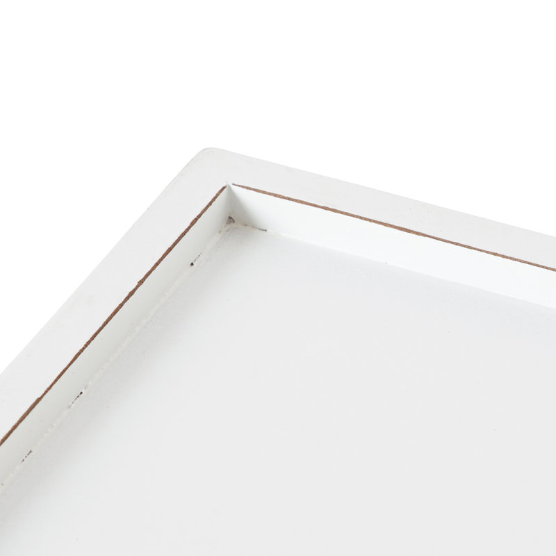 Alimzhan Tray, White, 12" x 17"