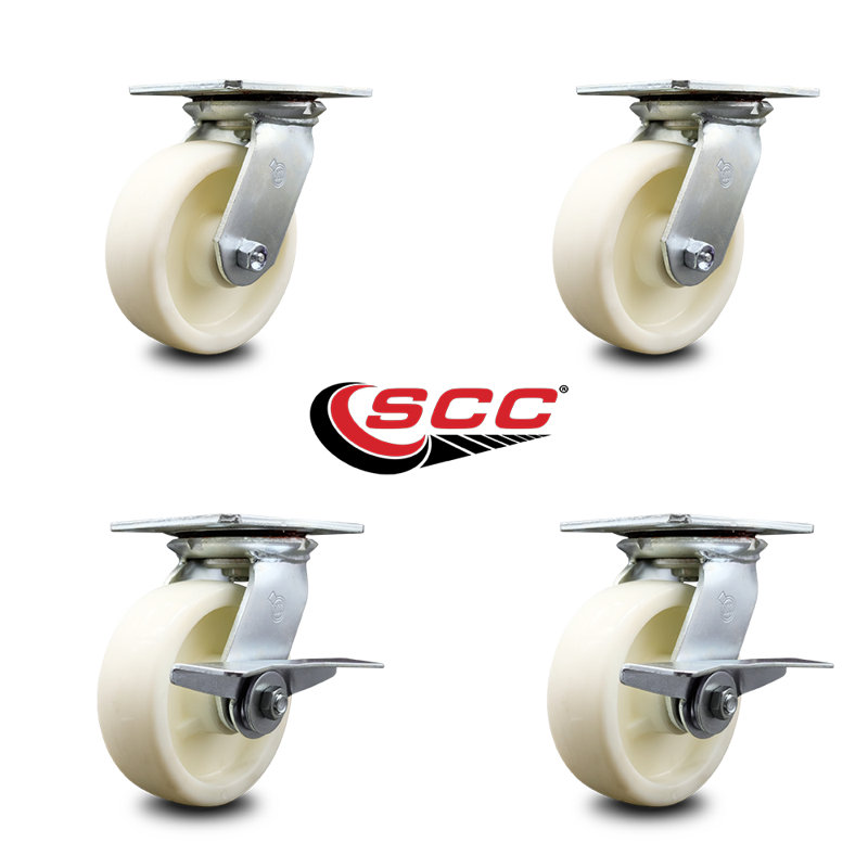 4 Piece Nylon Caster Set