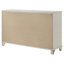Commode 6 tiroirs Emmagrace blanc perle