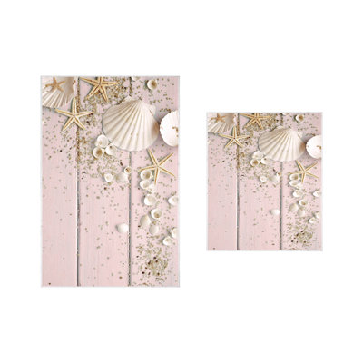 Ensemble 2 tapis de bain