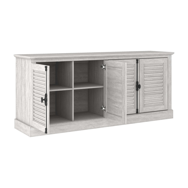 Malyha Louvered 4 Door Wide Tv Stand