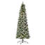 Arbre de Noël artificiel pré-éclairé enneigé-679207021