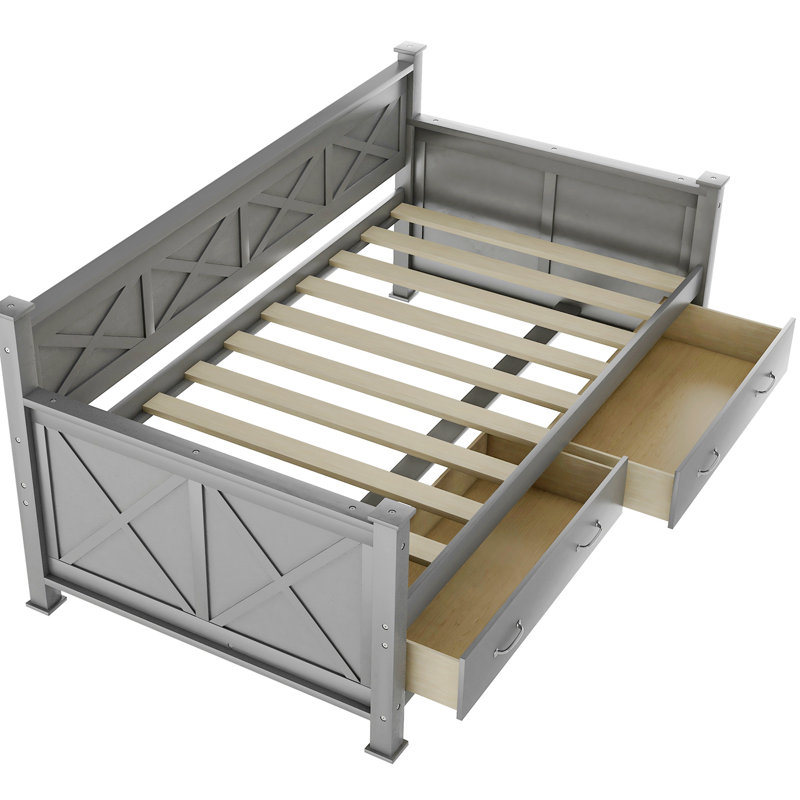 Pasadena Solid Wood Daybed, Gray