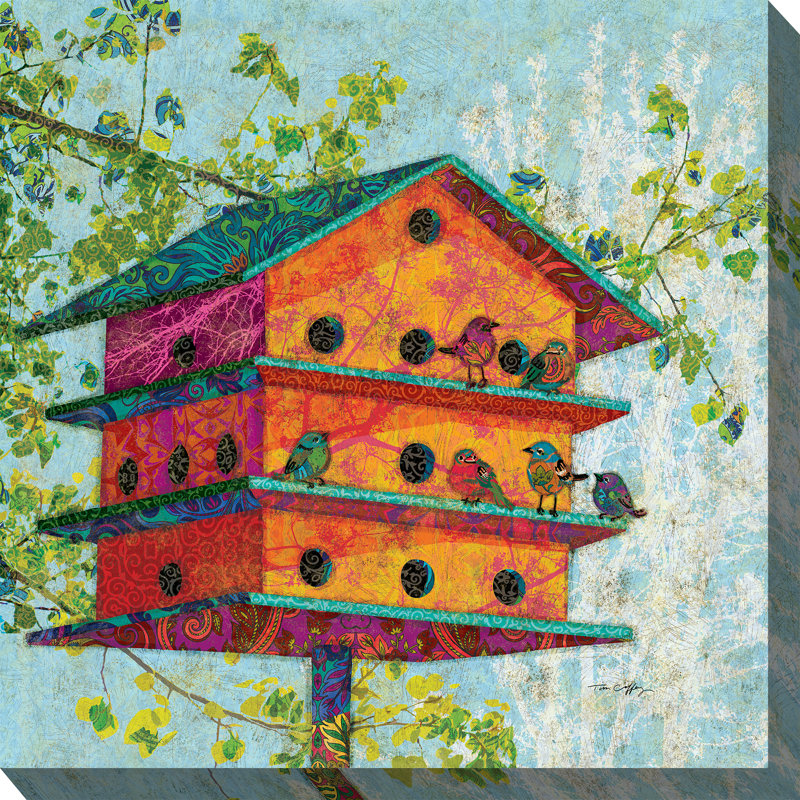 Art sur toile pour les oiseaux
