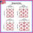 Red Damask Pattern Quilted Bedspread All Sizes-130697982