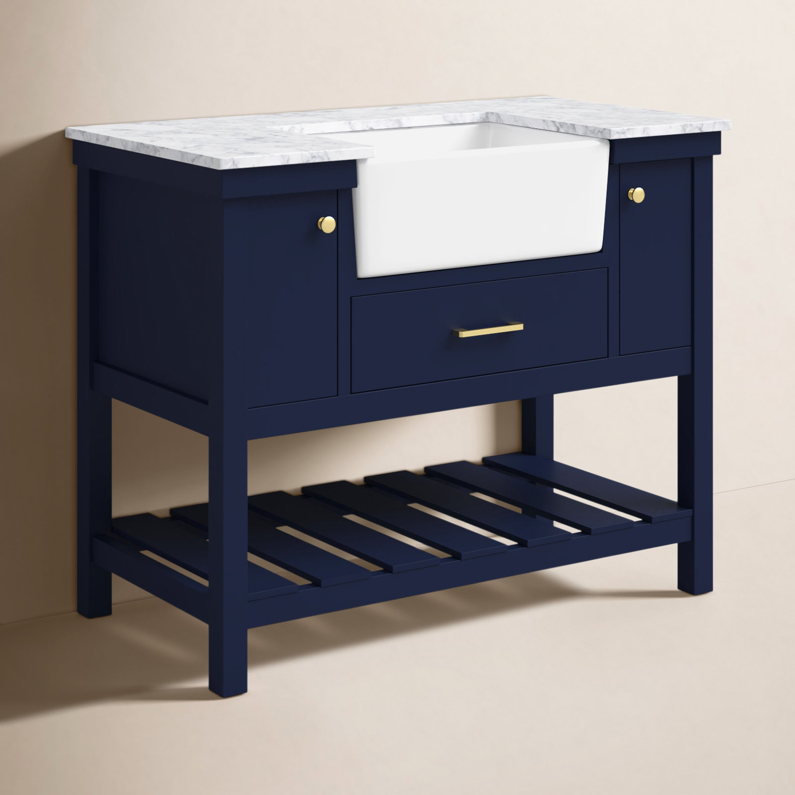 Pelaghia 42'' Single Bathroom Vanity, Blue