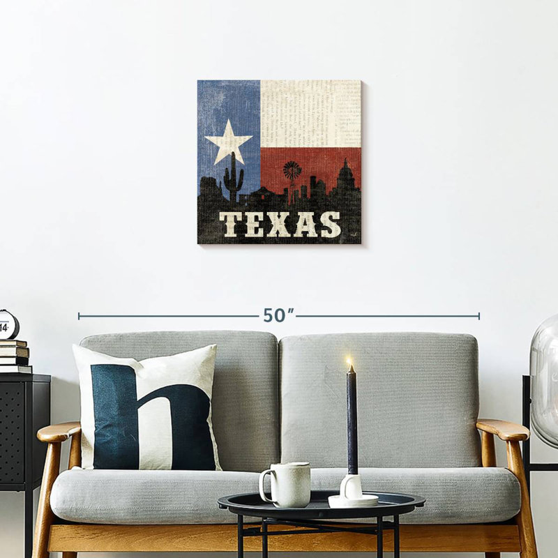Borges Texas, 20" H x 20" W