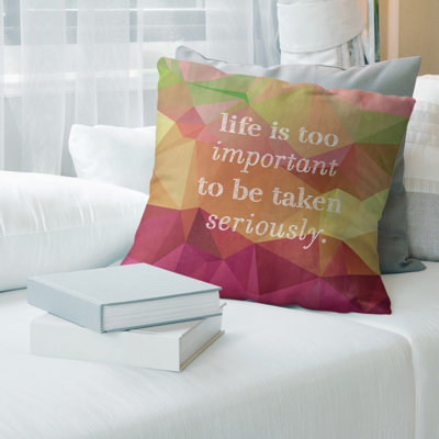 Coussin de vie en faux pierres précieuses & levity