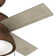 36" Loki 4 - Blade Standard Ceiling Fan with Light Kit Included