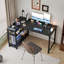 L-Shaped MDF Steel Computer Desk-761183255