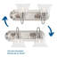 Éclairage pour meuble-lavabo transitionnel 2 lumières-69937873