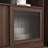 Buffet Cabinet,Coffee Bar Cabinet With Rotating Top And  Storage Shelves