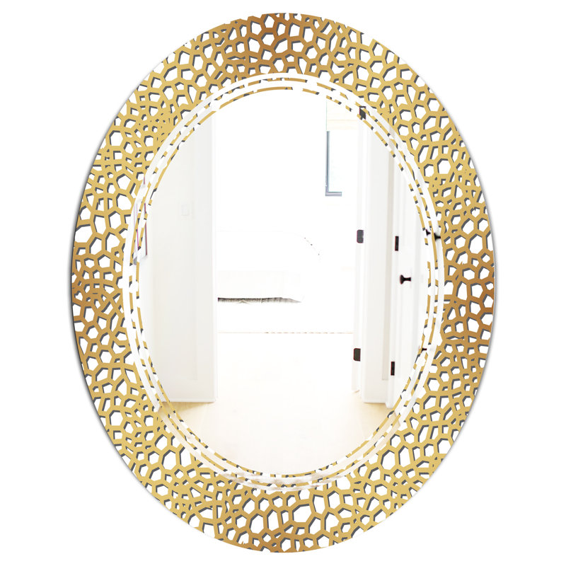 Miroir mural moderne sans cadre triple c, 31,5 po x 23,7 po