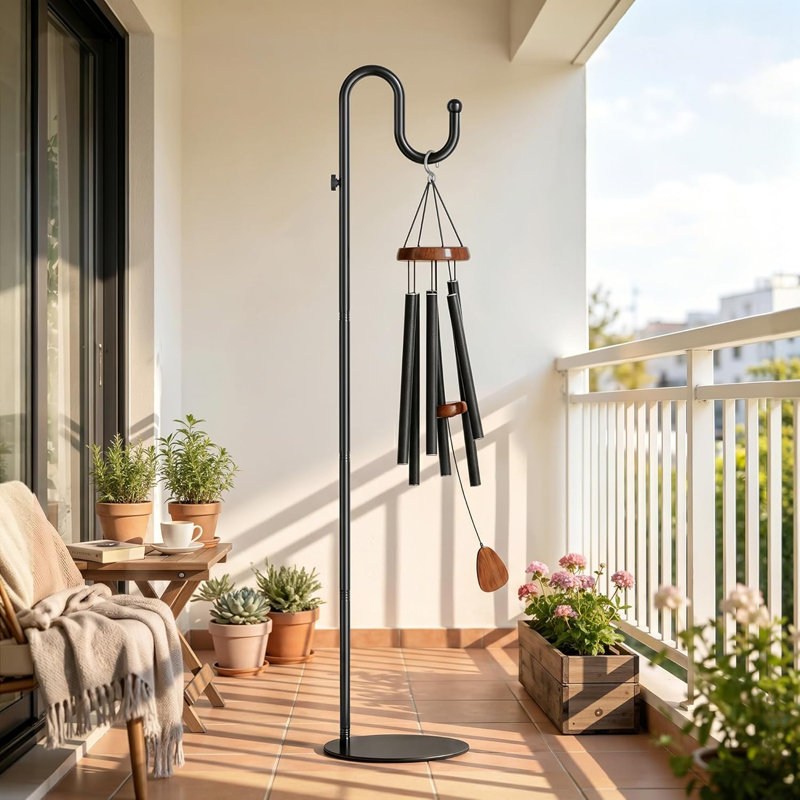 Support pour berger 74 ", support de carillon réglable pour l'extérieur