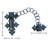 Wrought Iron Rustproof Chain Door Lock