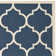 Joyner Looped/Hooked Navy/Beige Indoor/Outdoor Rug