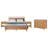 Loft Solid Wood Piece Bedroom Set-52821232-52822427
