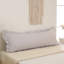 Ensemble de 2 taies décoratives à motif de franges beige et gris-123025762-123025757