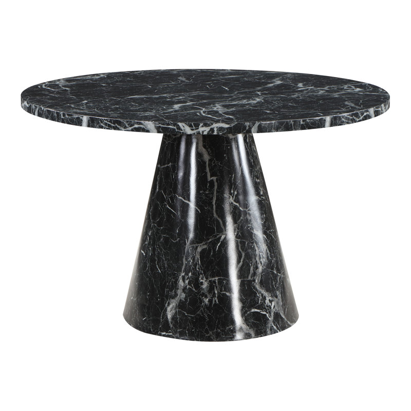 Mishele Round Dining Table in Black