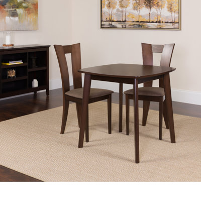 Solid Wood Top Four Leg Dining Set