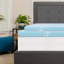 Surmatelas en mousse à mémoire de forme hypoallergénique et infusée de gel 2 po Addilynn-1876905309