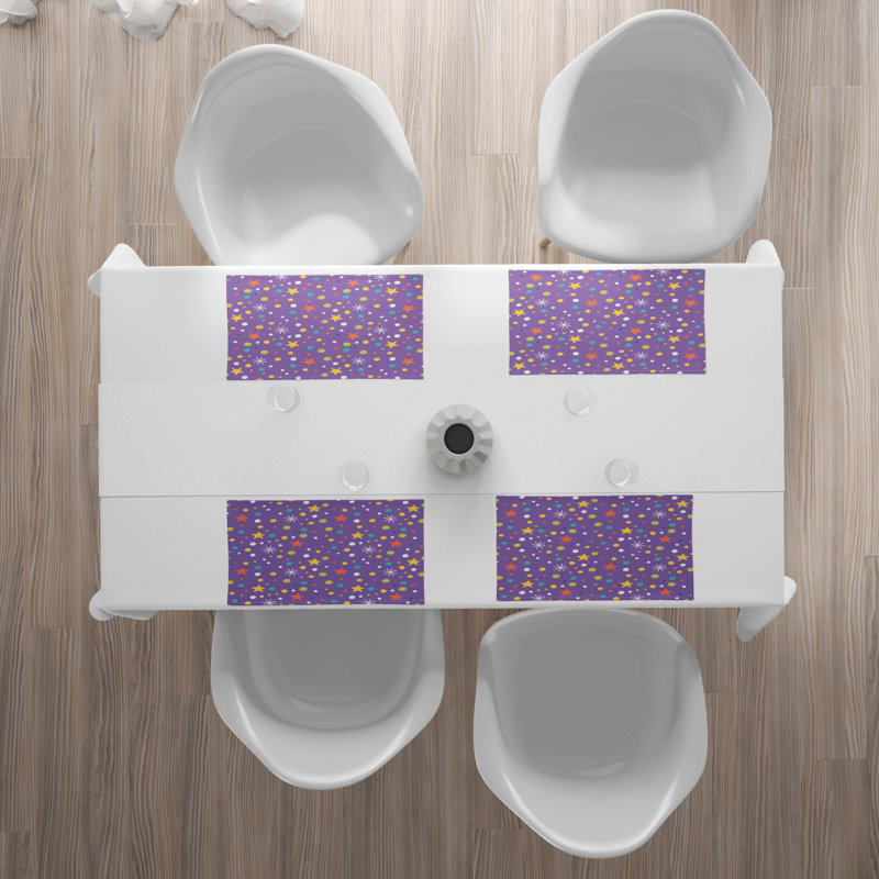 Polyester Geometric Rectangle Placemat
