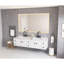 Miroir mural 84 po x 48 po avec éclairage à DEL haute luminosité et anti-buée
