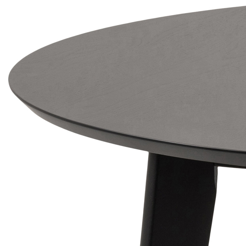 4 - Person Dining Set, 76cm H x 105cm W x 105cm D, Black, Black