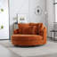 Fauteuil demi-tonneau surdimensionné avec housse-100902700