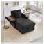 Fauteuil d'appoint confortable en velours côtelé-1727909364