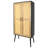 Farmhouse Wooden Storage Cabinet with Shelf