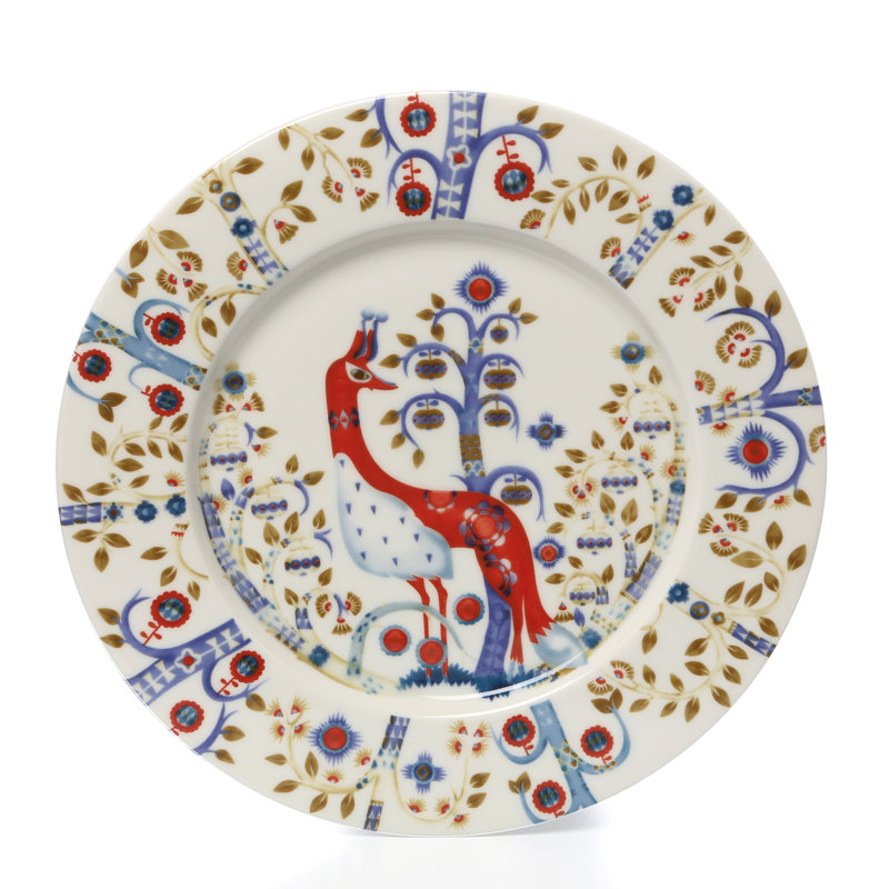 Iittala Taika Salad Plate, White