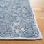 Tapis gris / bleu en laine / coton touffeté à la main Marquee-1960127935