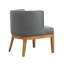 Abbeville Upholstered Herringbone Barrel Chair-1220755382