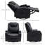 Fauteuil inclinable de massage en cuir PU avec siège pivotant à 360 degrés-580992522
