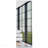 5-Shelf Wall Mounted Shoe Storage Cabinet With Mirror Door